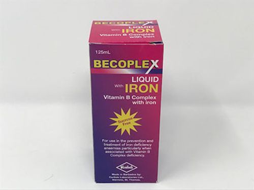Becoplex Vitamin B Complex W/ Iron 125ml