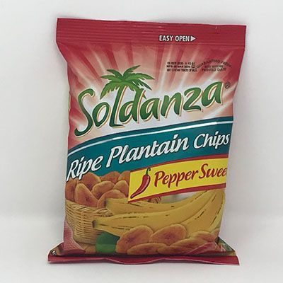 Soldanza Plantain Chip Pepper Sweet 36g