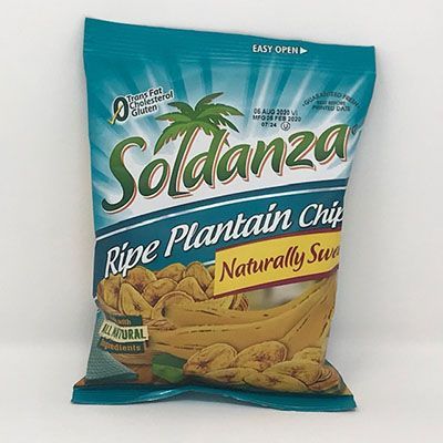 Soldanza Ripe Plantain Chips 50g