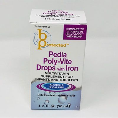Bayshore Pedia Poly Vite Drops Iron 50ml