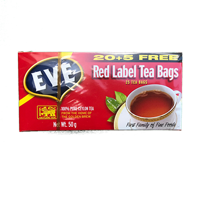 Eve Red Label Tea 25s