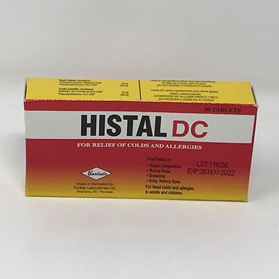 Histal Dc Tablets 30s