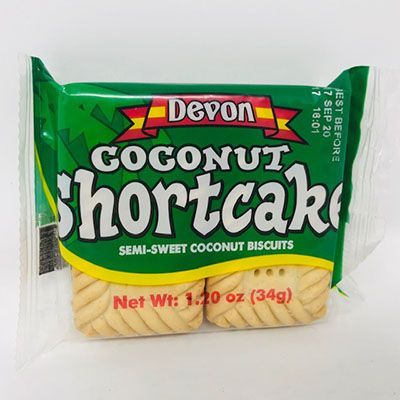 Devon Coconut Shortcake 34g