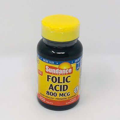 Sundance Folic Acid 800mcg