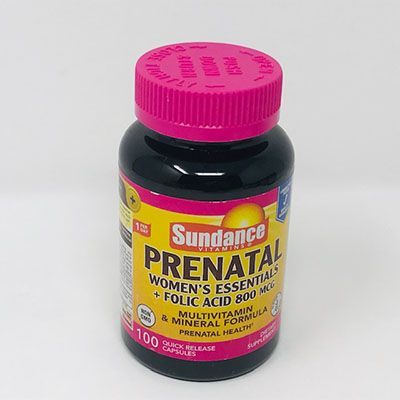 Sundance Prenatal Vit & Mineral 100caps