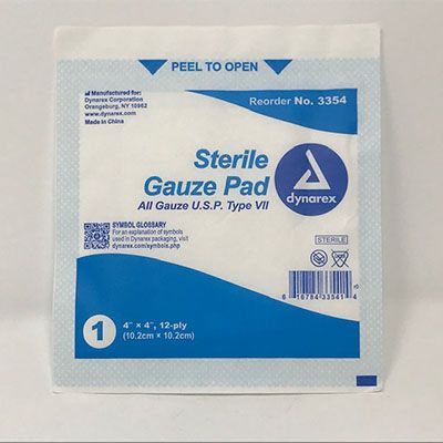 Dynarex Sterile Gauze Pad 4"x4"