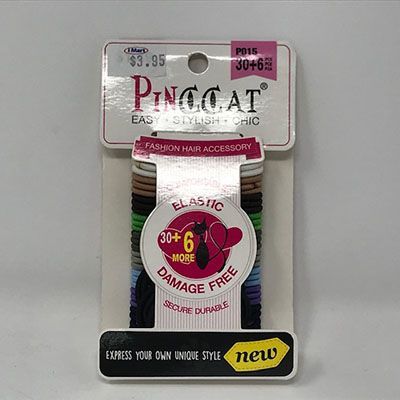 Elastic Headbands Assrt 30pc P015