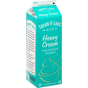 Cream •O• Land 36% Milk Fat Heavy Cream