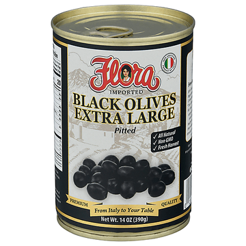 Flora Black Olives