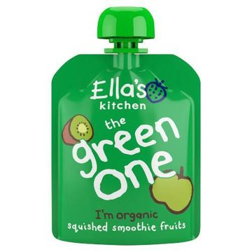 Ella S  Kitchen The Green One Squish Smoothie  Fruits 90 Gr