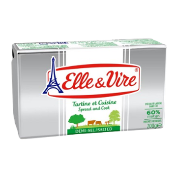 Elle & Vire 60% Salted Butter 200 Gr