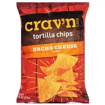 Crav'n Flavor Nacho Cheese Flavored Tortilla Chips