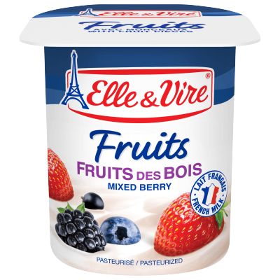 Elle & Vire Mixed Berry Yogurt
