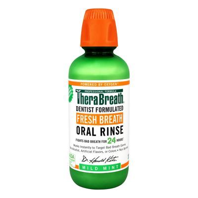 TheraBreath 24-Hour Fresh Breath Oral Rinse, Mild Mint