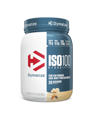 Dymatize ISO100 Hydrolyzed Whey Isolate Protein Powder, Gourmet Vanilla