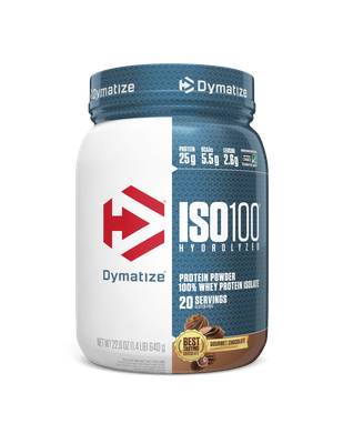 Dymatize ISO100 Hydrolyzed Whey Isolate Protein Powder, Gourmet Chocolate