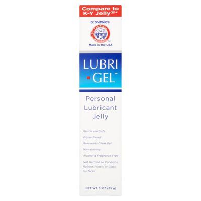 Dr. Sheffield's Lubri Gel Personal Water Based Lubricant Jelly - 3 oz