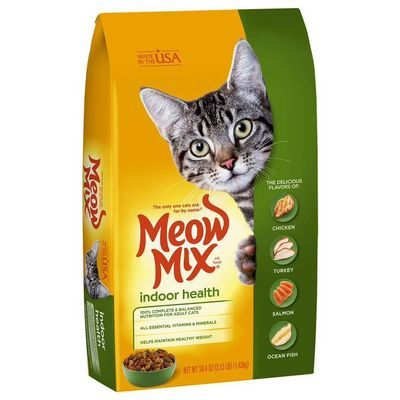 Meow Mix Cat Food Indoor Health 3.15lb