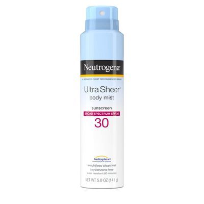 Ultra Sheer Body Mist Sunscreen Spf30 5o