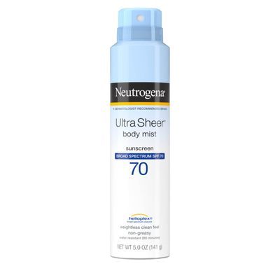Neutrogenultra Sheer Body Mist Spf70 5oz