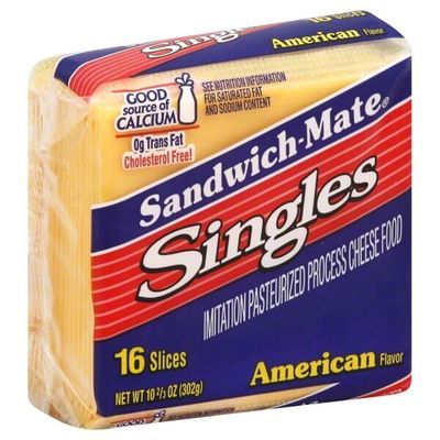 Sandwich-mate Slice Cheese Singles 16s