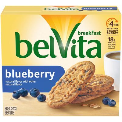Belvita Crunchy Blueberry Breakfast Biscuits, 1.76 Oz, 5