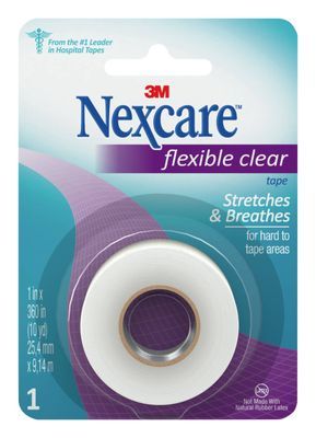 Nexcare Flexible Clear Tape 1pk