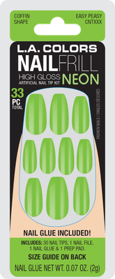 Nail Frill Neon High Nail Tip Kit Easy P