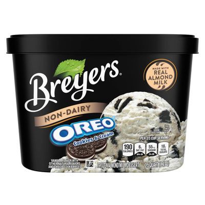 Breyer's Ice Cream Cookies & Cream Non Dairy48oz