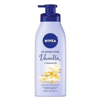 NIVEA Vanilla and Almond Oil Infused Body Lotion - 16.9 Fl. Oz. Pump Bottle