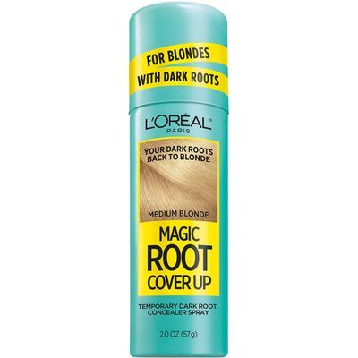 L'Oreal Paris Magic Root Cover Up Concealer Spray, Blondes with Dark Roots, Medium Blonde