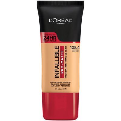 L'Oreal Paris Infallible Pro-Matte Blendable Foundation, Oil Free, Golden Sun