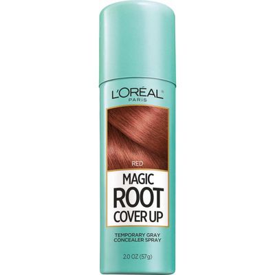 L'Oreal Paris Magic Root Cover Up Gray Concealer Spray, Red