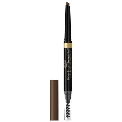 L'Oreal Paris Brow Stylist Shape & Fill Mechanical Eye Brow Makeup Pencil, Dark Brunette