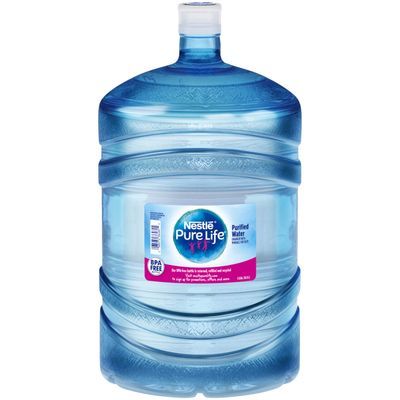 Pure Life Purified Water, 5 Gallon, Plastic Bottled Water Jug