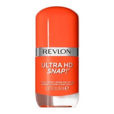 Revlon Ultra HD Snap Nail Colors, Natural Rich Glossy Nail Polish, 100% Vegan Formula, No Base and Top Coat Needed - 007 Hot Stuff