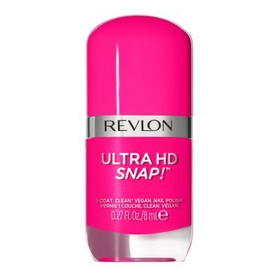 Revlon Ultra HD Snap Nail Colors, Natural Rich Glossy Nail Polish, 100% Vegan Formula, No Base and Top Coat Needed - 028 Rule the World