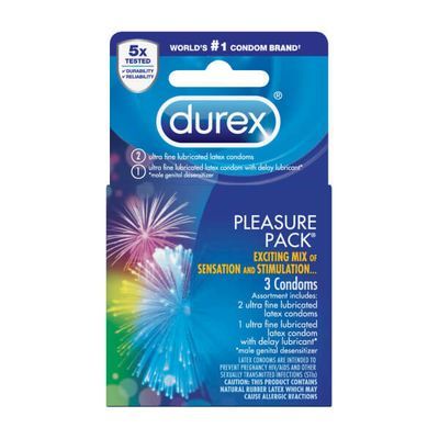Durex Pleasure Pack 3s