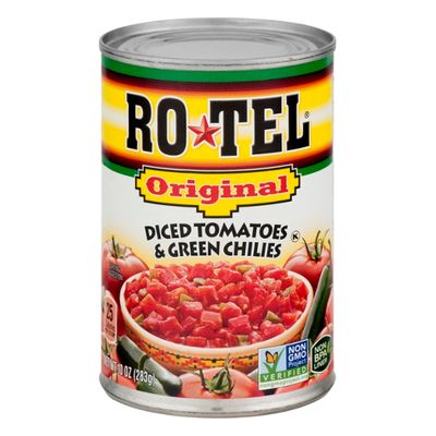 Ro-tel Original Diced Tomatoes & Green Chilies, 10 Oz - Mexican