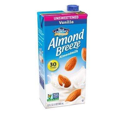 Almond Breeze Vanilla Unsweetened 32oz