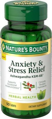 Natures Bounty Anxiety&stress Relief 50