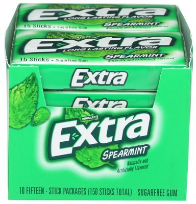 Wrigleys Extra Spearmint Gum 15