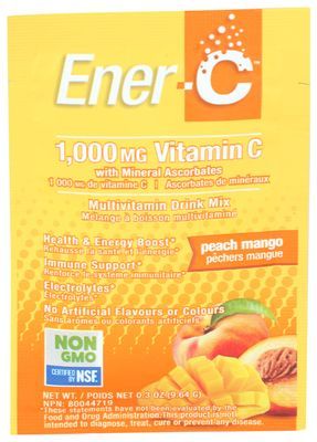 Ener-c Vitamin C 1000mg Peach Mango