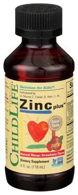 Childlife Essentials Zinc Plus Natural Mango Strawberry