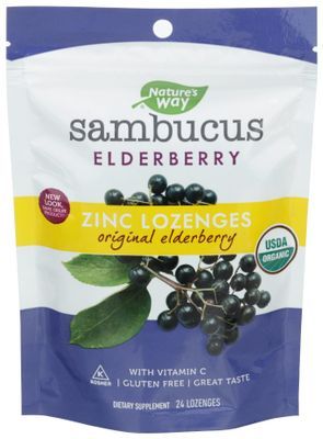 Natures Way Sambucus Elderberry Zinc Lon