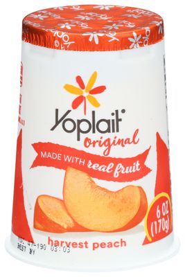 Yoplait Yogurt Harvest Peach 6-oz