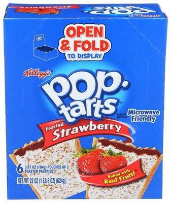 Pop-tarts Pop Tarts Pop-tarts Frosted Strawberry