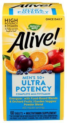 Alive Mens 50+ Once Daily Vit Ultra 60s