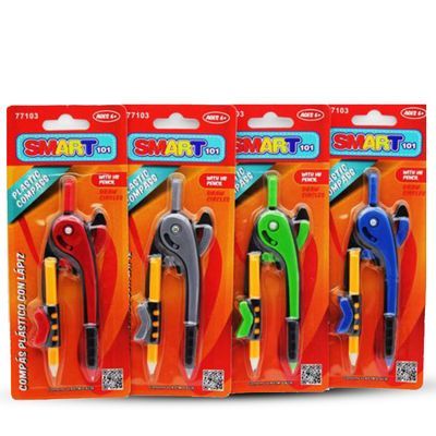 Smart 101 Plastic Compass W/pencil Hb