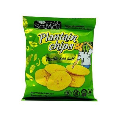 Samai Plantain Chips Pacific Sea Salt 75